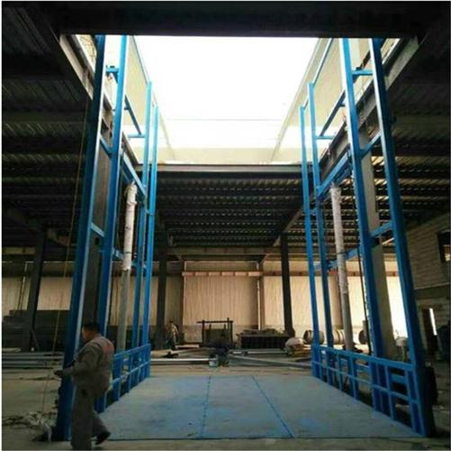 sjd系列壁挂导轨式升降机厂家服装厂2吨8米链条式升降机货梯国产产品